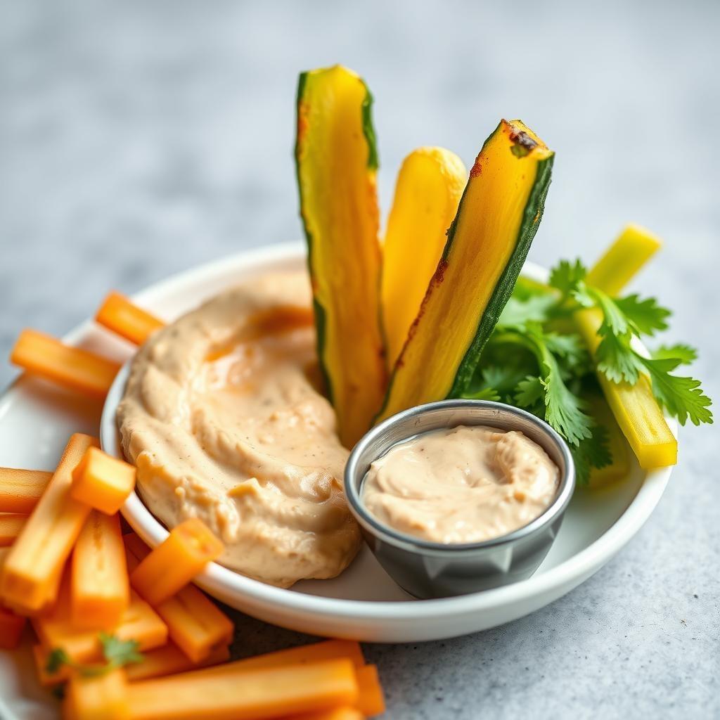 Veggie Sticks with Hummus Veggie Sticks with Hummus