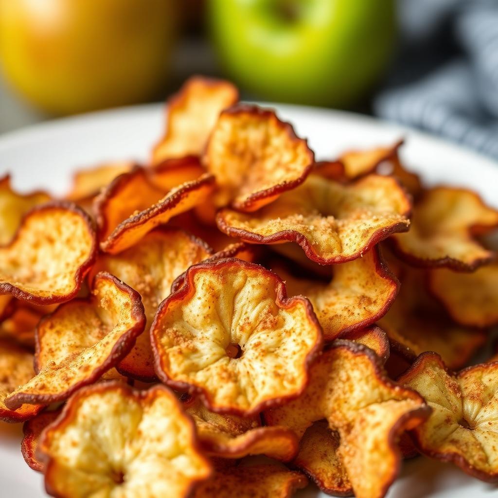 Baked Cinnamon Apple Chips