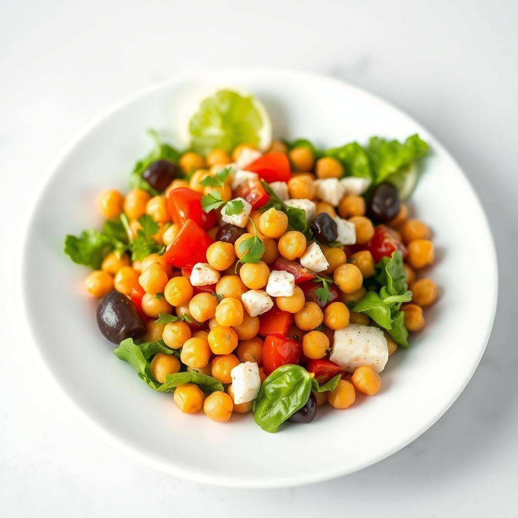 Mediterranean Chickpea & Vegetable Salad Mediterranean Chickpea & Vegetable Salad