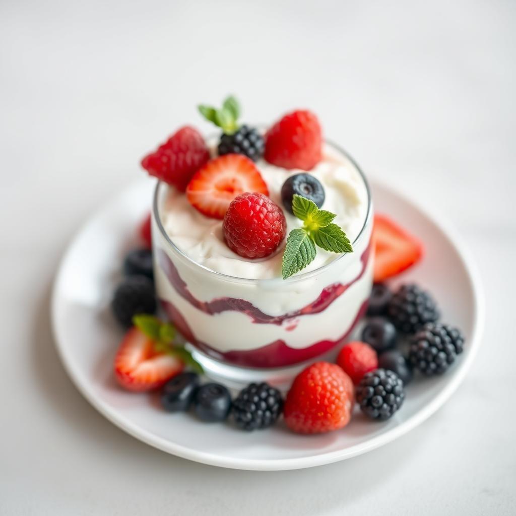 Greek Yogurt Parfait with Berries Greek Yogurt Parfait with Berries