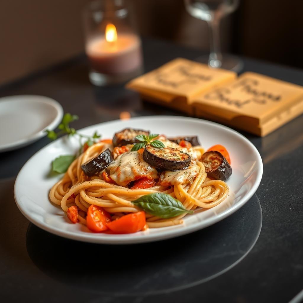 Creamy Eggplant & Tomato Pasta Creamy Eggplant & Tomato Pasta