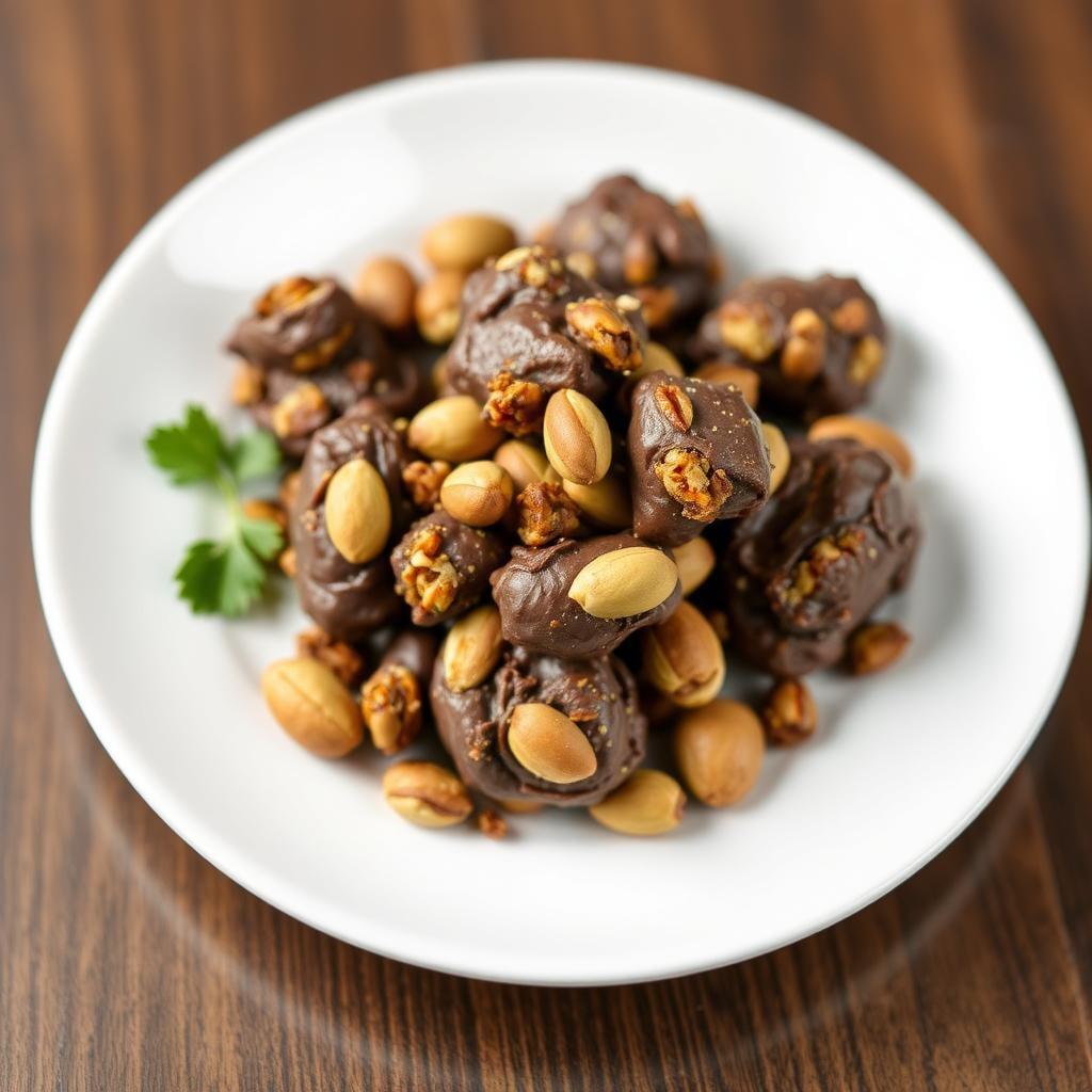Toasted Pistachio & Dark Chocolate Energy Clusters Toasted Pistachio & Dark Chocolate Energy Clusters
