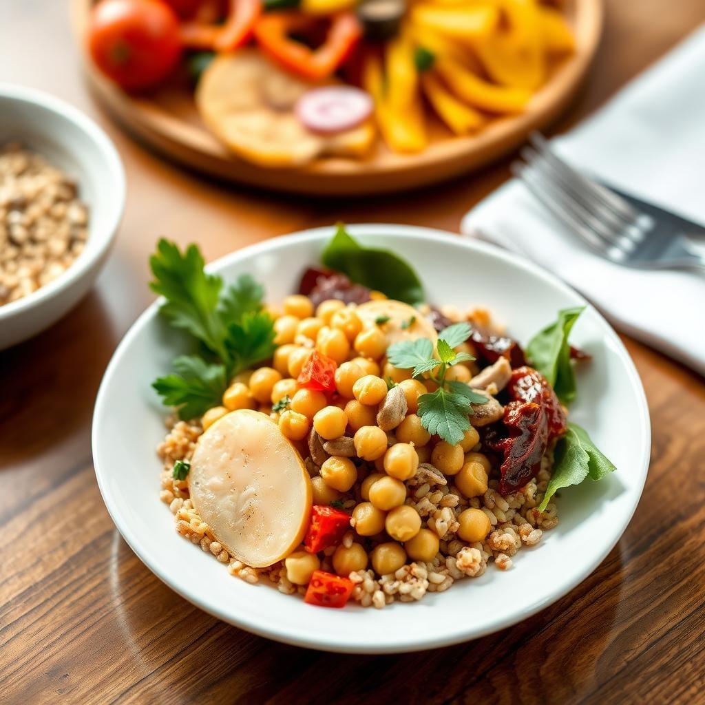 Mediterranean Chickpea & Vegetable Grain Bowl Mediterranean Chickpea & Vegetable Grain Bowl
