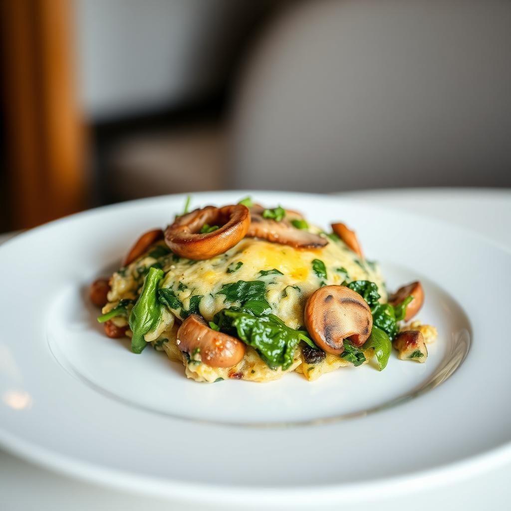 Mushroom and Spinach Breakfast Scramble Mushroom and Spinach Breakfast Scramble