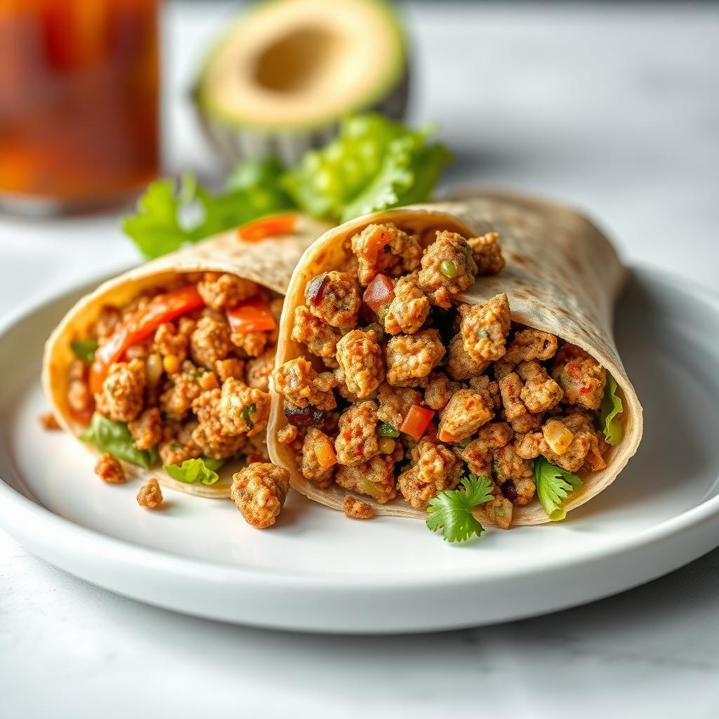 Hearty Ground Turkey Wrap Hearty Ground Turkey Wrap