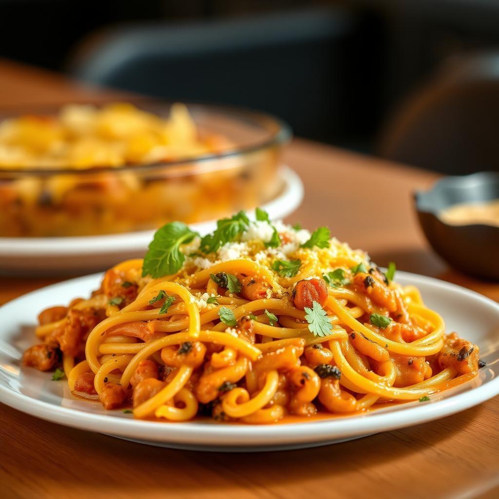 Cheesy Taco Pasta Bake