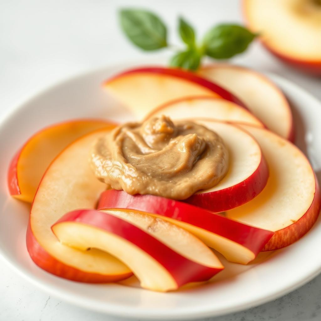 Apple Slices with Almond Butter