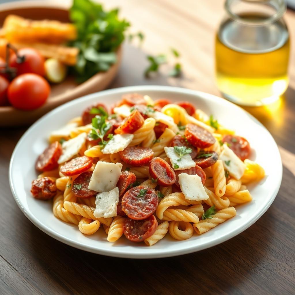 Italian Antipasto Pasta Salad with Homemade Vinaigrette Italian Antipasto Pasta Salad with Homemade Vinaigrette