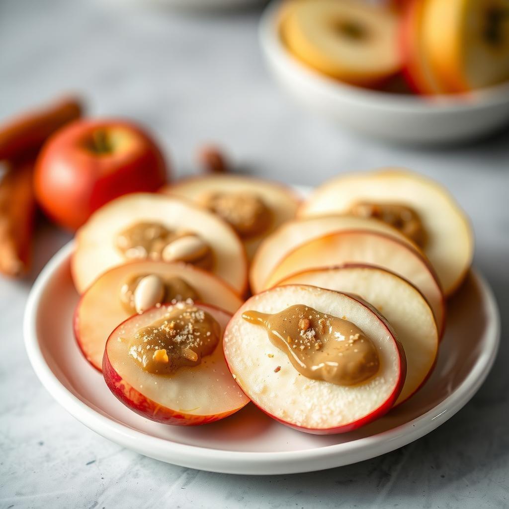 Apple Slices with Almond Butter