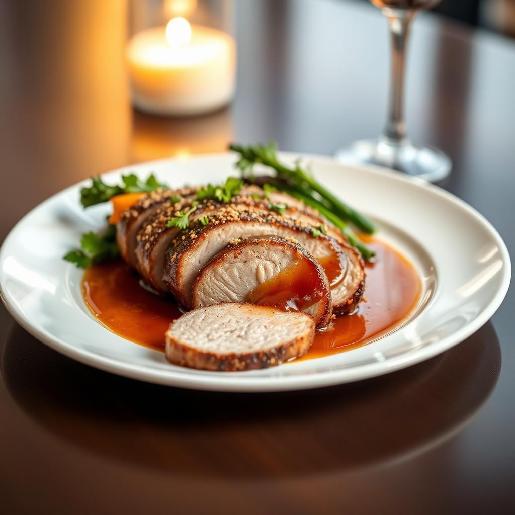 Maple-Glazed Pork Tenderloin Maple-Glazed Pork Tenderloin