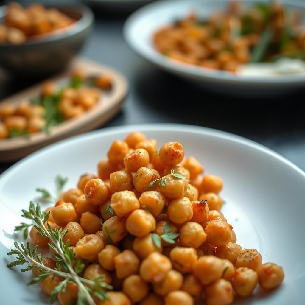 Roasted Chickpea Snack Mix with Herbs Roasted Chickpea Snack Mix with Herbs