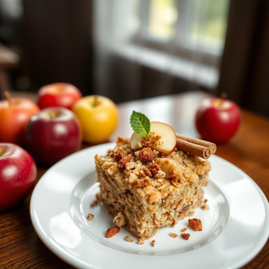 Rustic Apple Cinnamon Baked Oatmeal Rustic Apple Cinnamon Baked Oatmeal