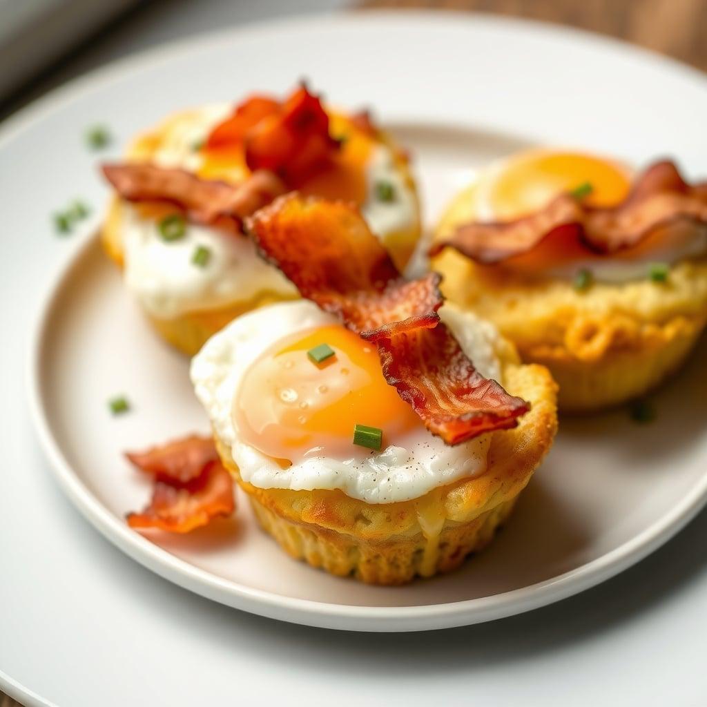 Bacon and Egg Savory Breakfast Muffins