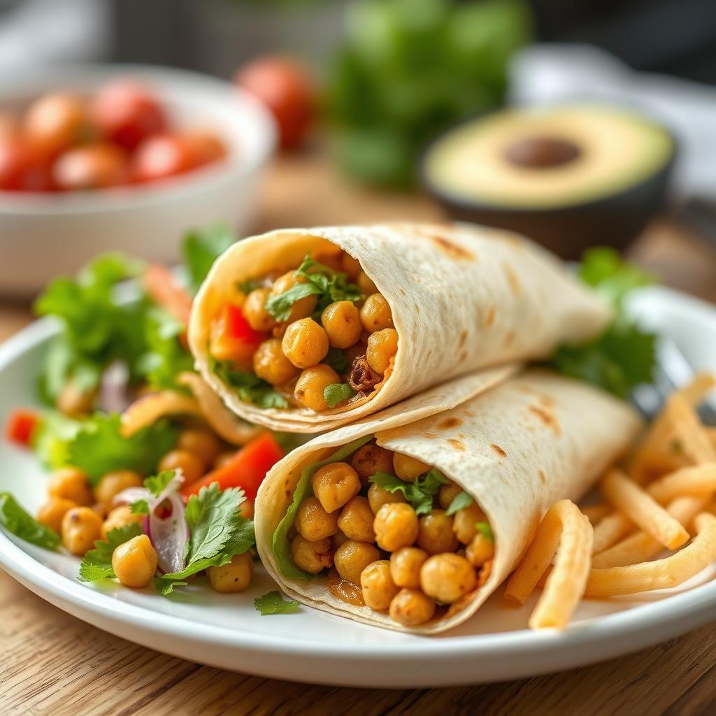 Mediterranean Chickpea Wraps Mediterranean Chickpea Wraps