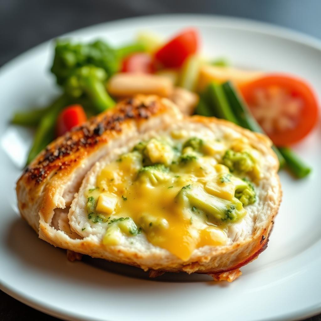 Broccoli & Cheddar Stuffed Chicken Breast Broccoli & Cheddar Stuffed Chicken Breast