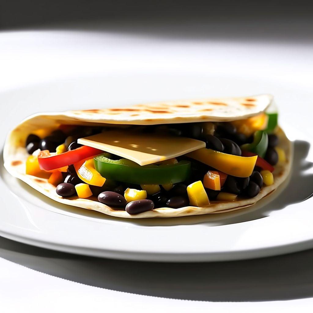 Crispy Black Bean Corn Quesadillas with Velvety Avocado and Soft Bell Peppers Crispy Black Bean Corn Quesadillas with Velvety Avocado and Soft Bell Peppers