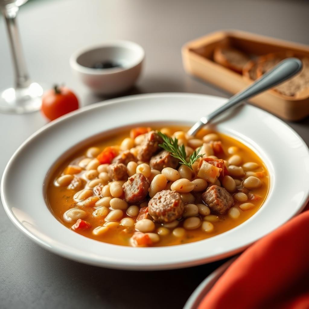 Tuscan White Bean and Sausage Soup Tuscan White Bean and Sausage Soup