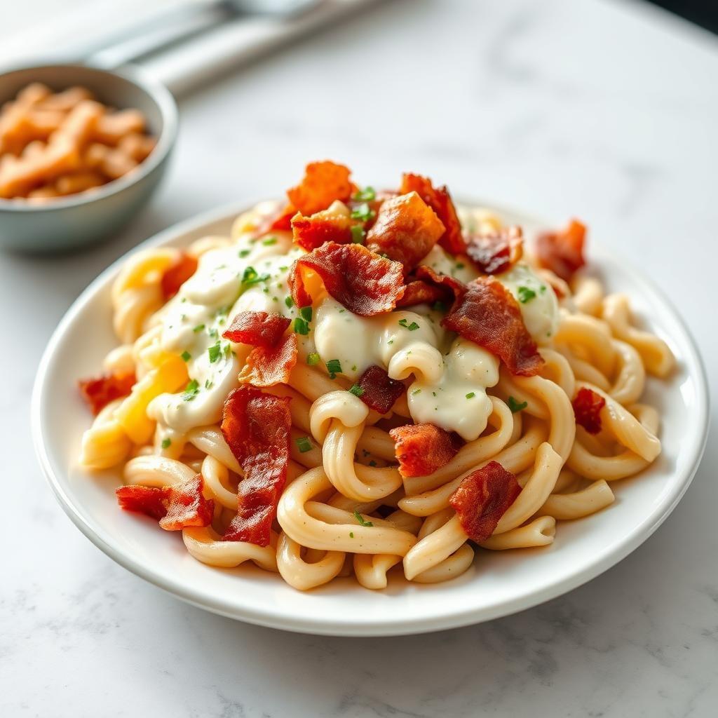 Creamy Bacon Ranch Pasta Bowl Creamy Bacon Ranch Pasta Bowl