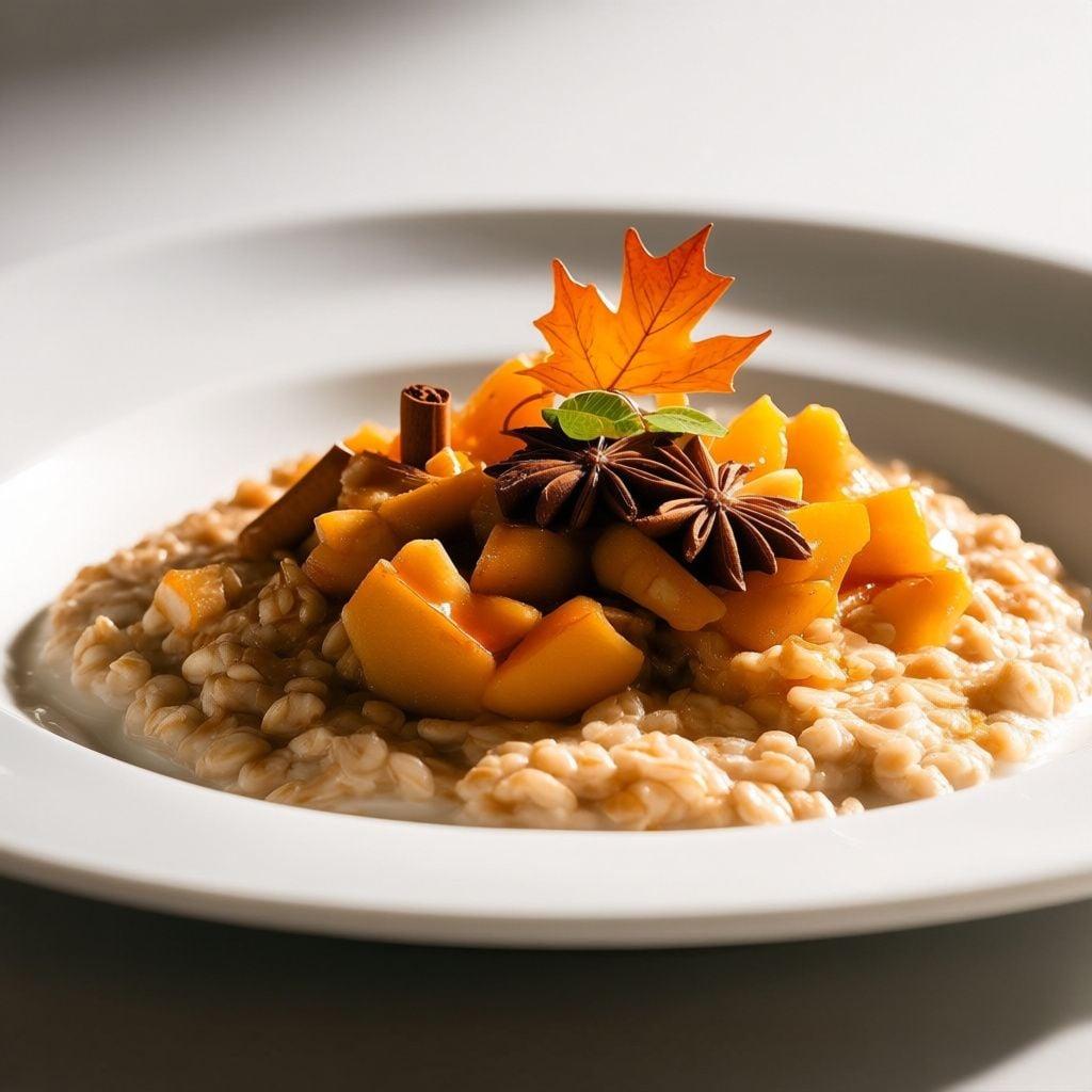 Creamy Maple-Sweetened Oatmeal with Cinnamon Creamy Maple-Sweetened Oatmeal with Cinnamon