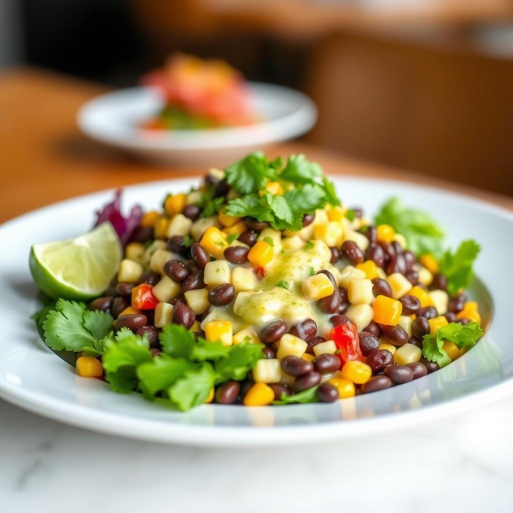Southwest Black Bean & Corn Salad with Lime Dressing Southwest Black Bean & Corn Salad with Lime Dressing