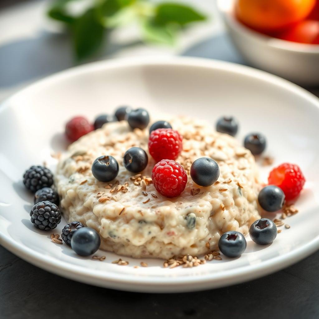 Instant Oatmeal with Chia Seeds & Berries Instant Oatmeal with Chia Seeds & Berries