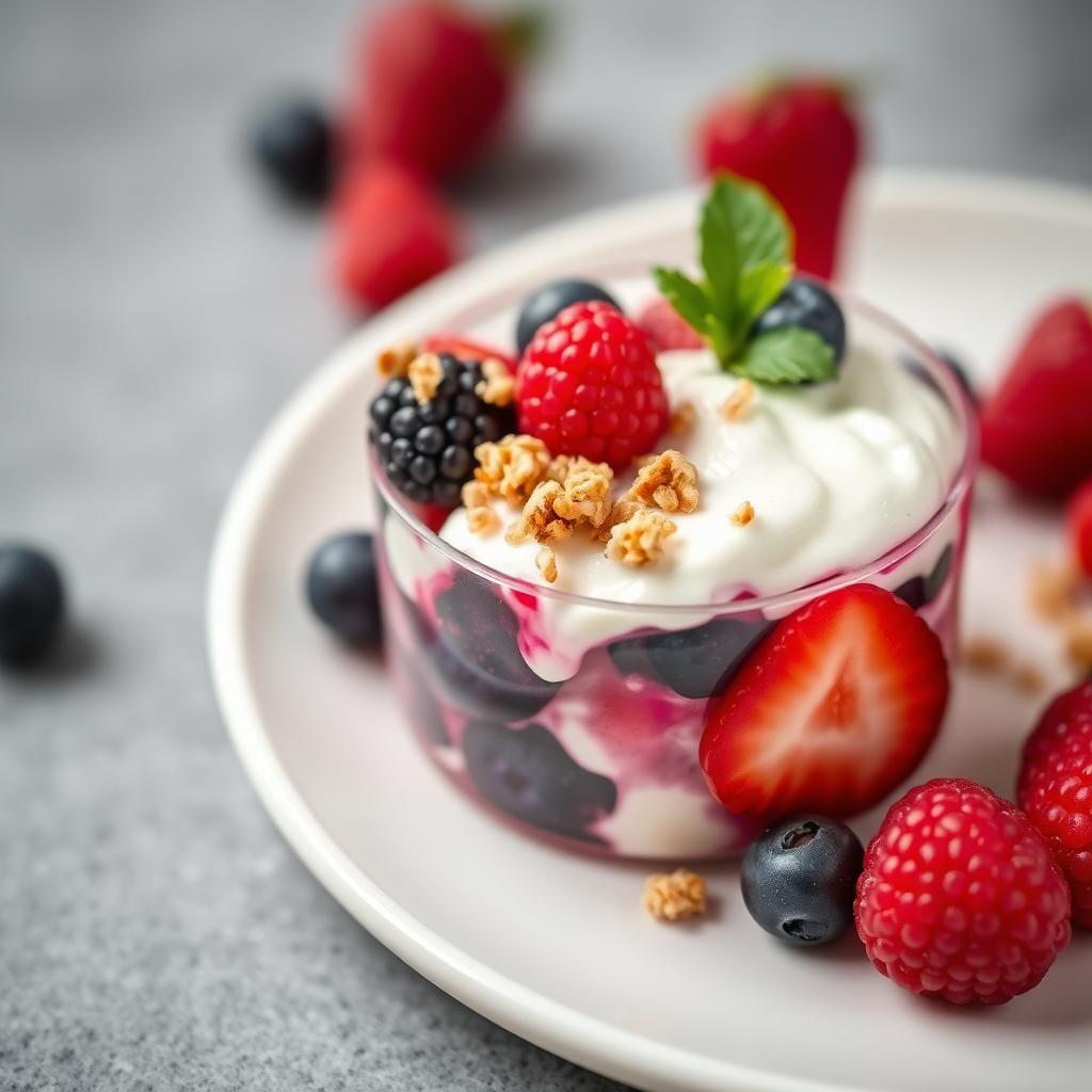 Greek Yogurt with Berries and Granola Greek Yogurt with Berries and Granola
