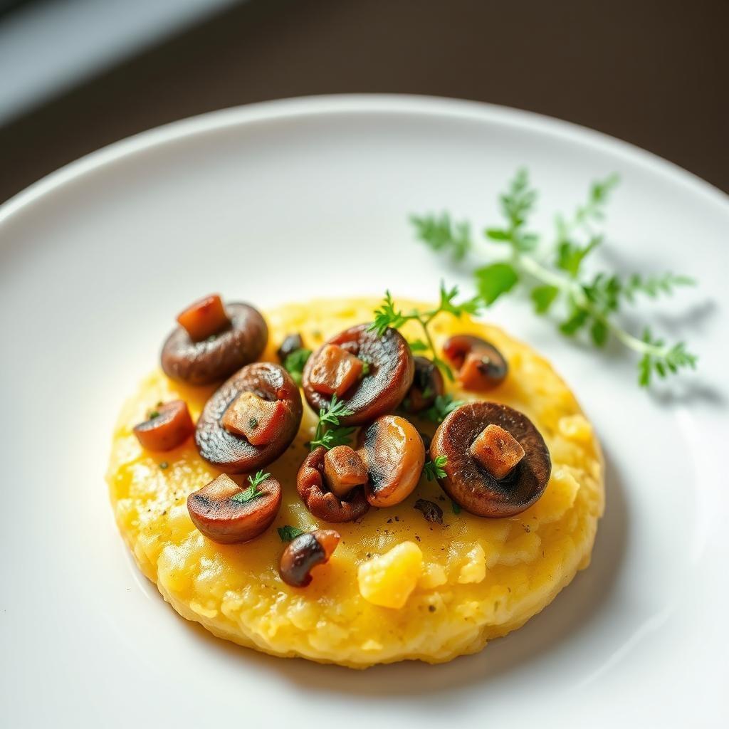 Savory Breakfast Polenta with Mushrooms and Herbs Savory Breakfast Polenta with Mushrooms and Herbs