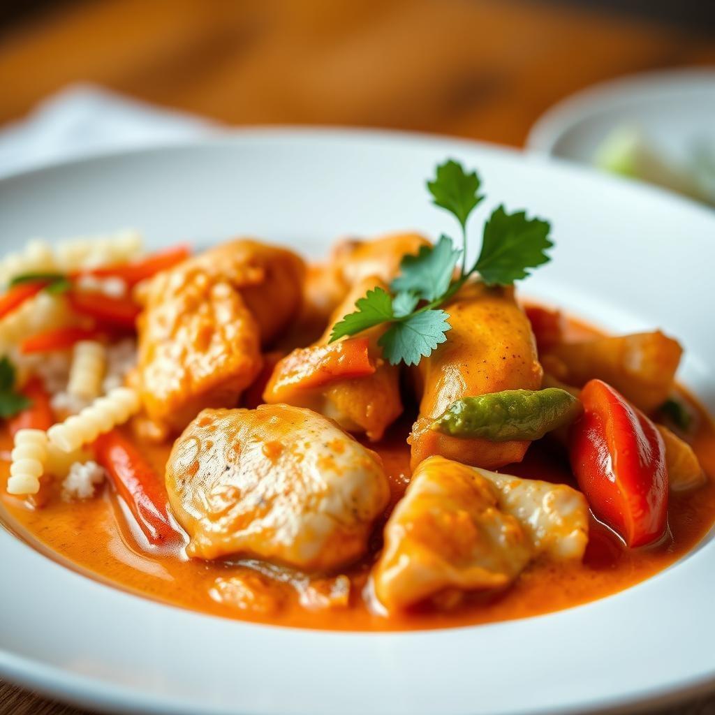 Thai-Inspired Chicken Curry with Vegetables