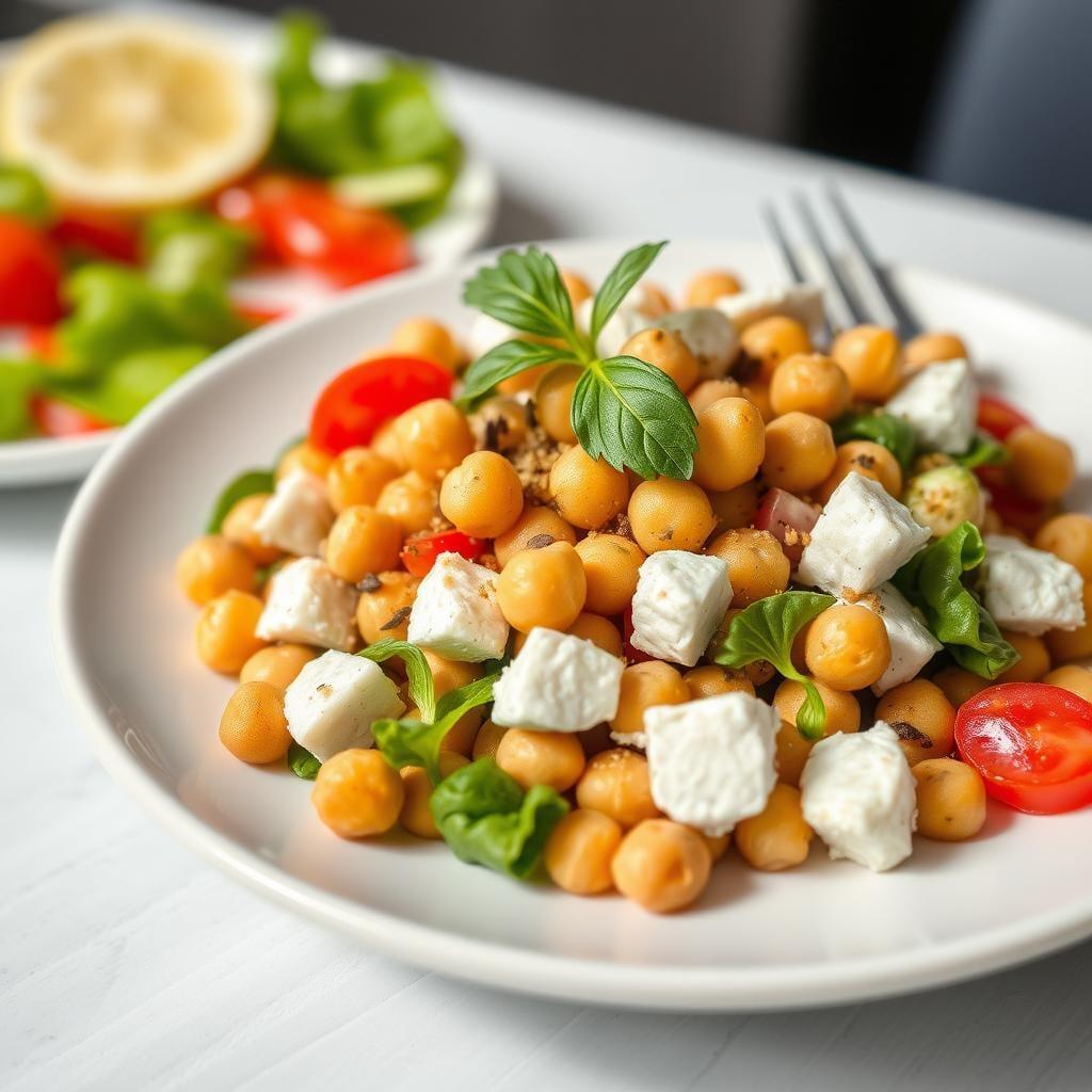 Mediterranean Chickpea & Feta Salad Mediterranean Chickpea & Feta Salad