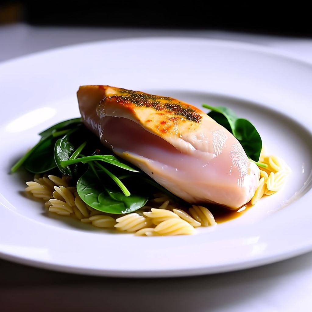 Pan-Seared Chicken Breast with Lemon-Caper Sauce and Orzo Pan-Seared Chicken Breast with Lemon-Caper Sauce and Orzo