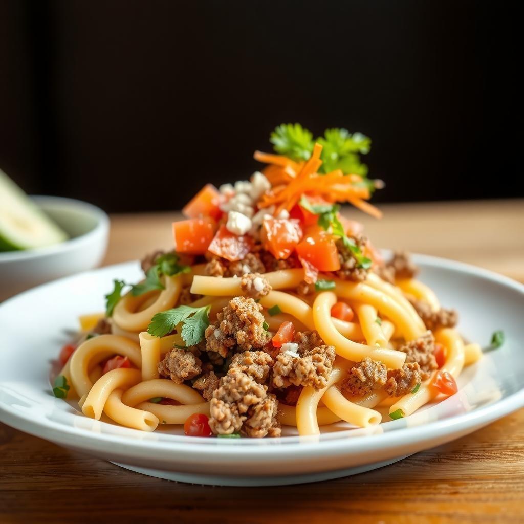 Mexican-Inspired Pasta Salad with Ground Chuck Mexican-Inspired Pasta Salad with Ground Chuck