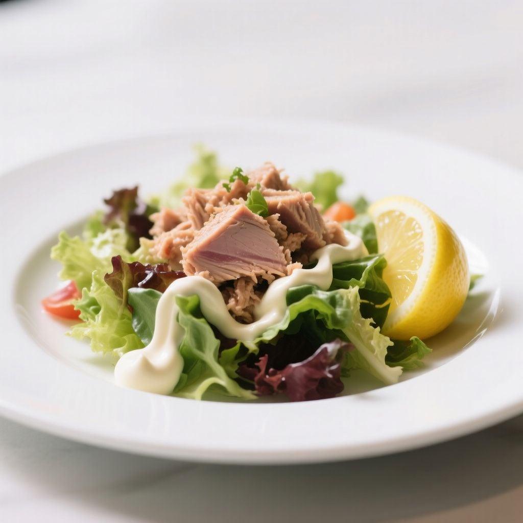 Tuna Salad over Mixed Greens Tuna Salad over Mixed Greens