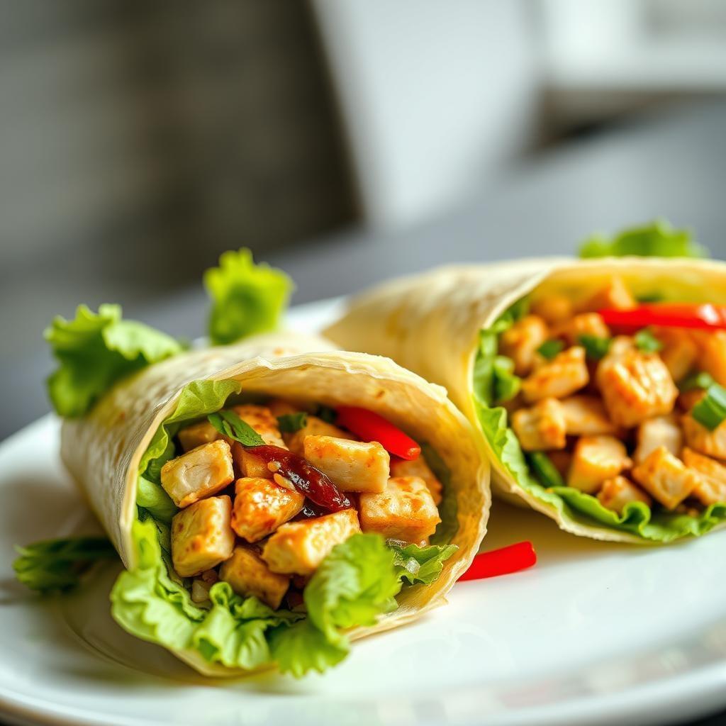 Asian-Inspired Chicken Salad Wraps Asian-Inspired Chicken Salad Wraps