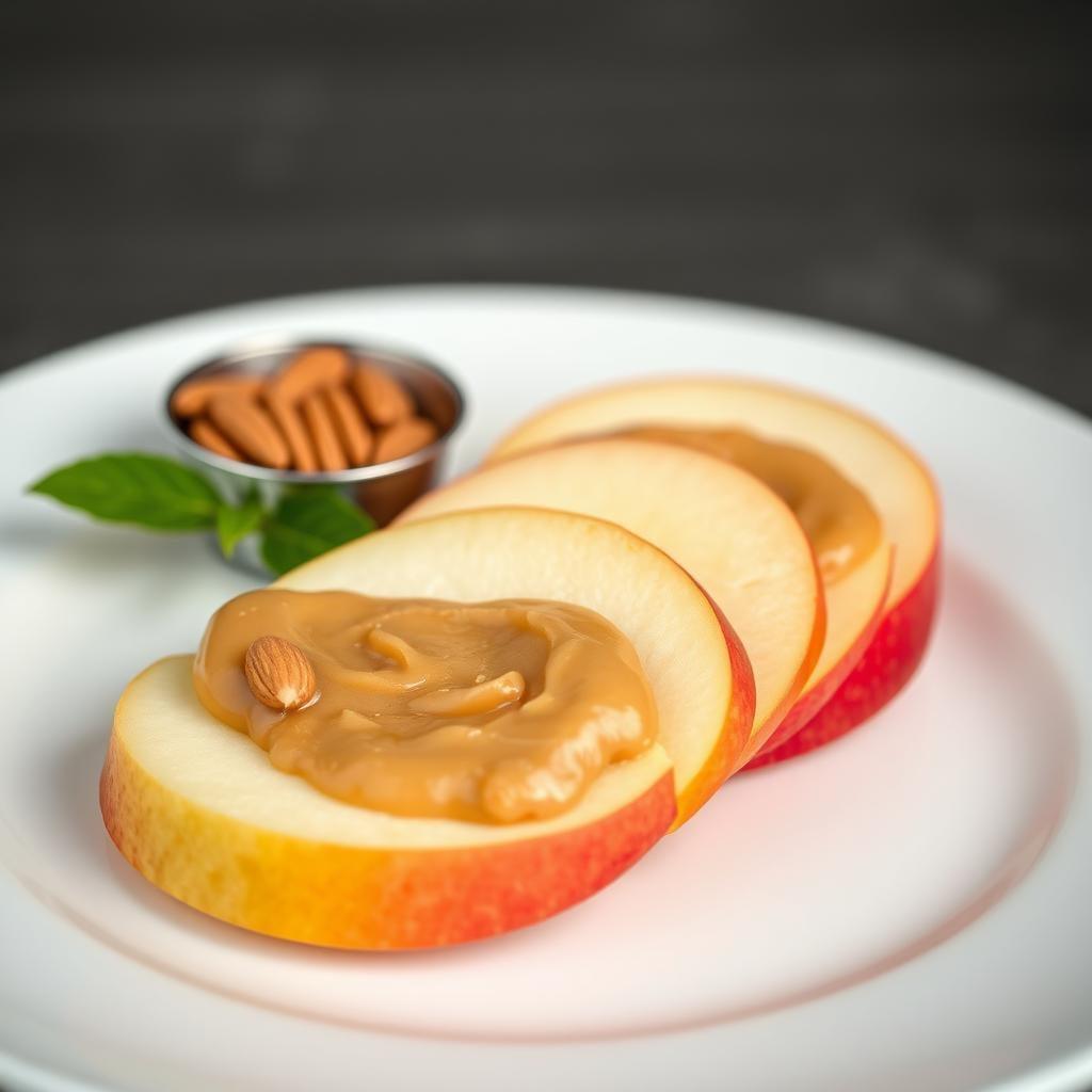 Apple Slices with Almond Butter