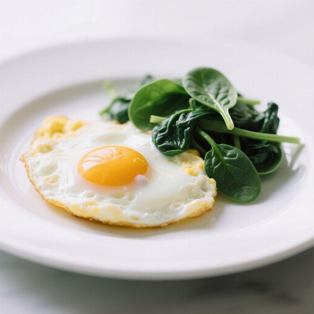 Microwave Scrambled Eggs with Spinach Microwave Scrambled Eggs with Spinach