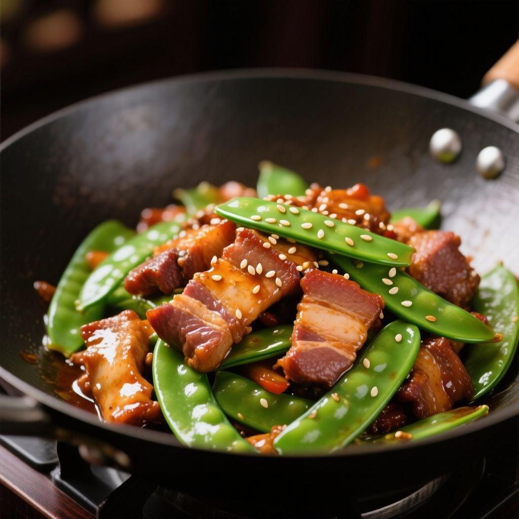 Chinese Five-Spice Pork and Snow Pea Stir-Fry Chinese Five-Spice Pork and Snow Pea Stir-Fry