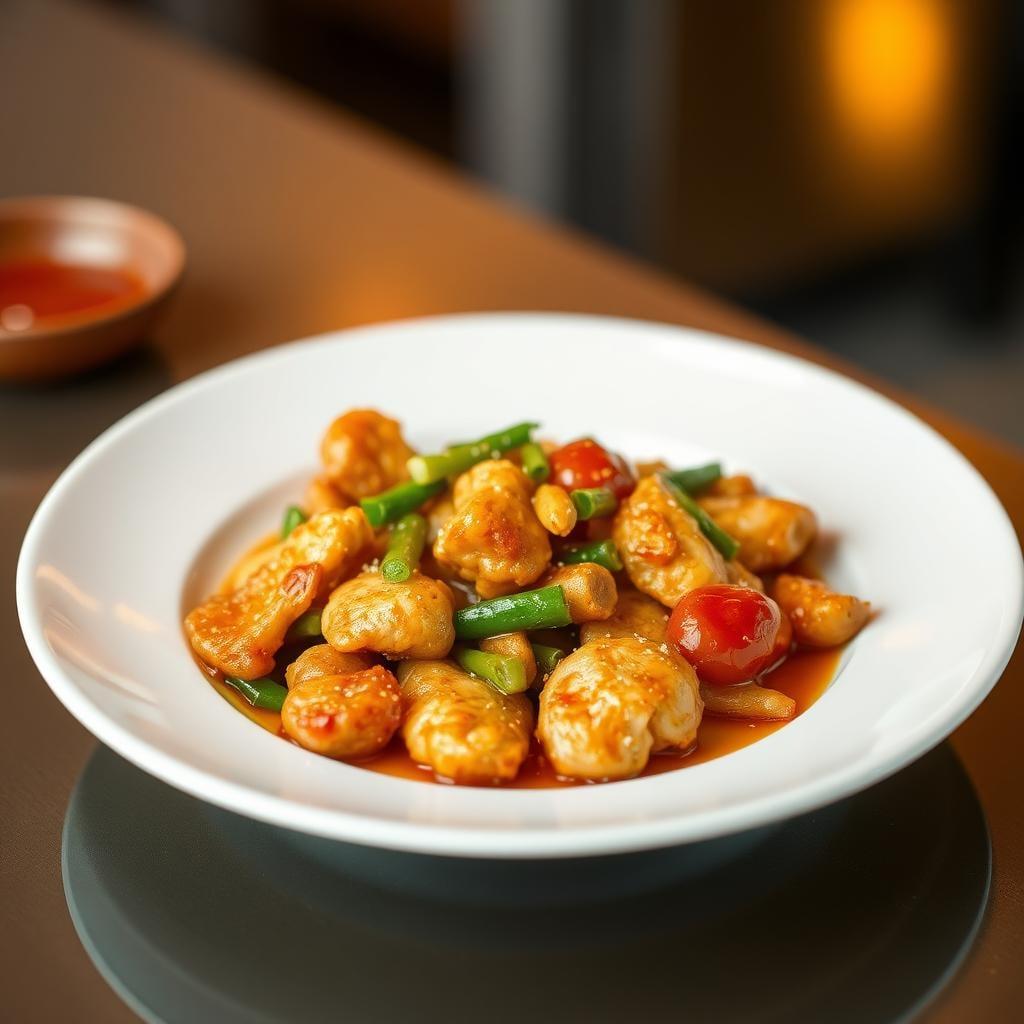 Honey-Ginger Glazed Chicken Stir-Fry Honey-Ginger Glazed Chicken Stir-Fry