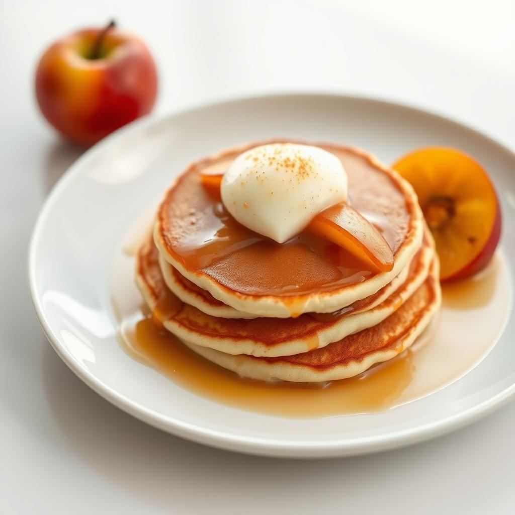 Fluffy Buttermilk Pancakes with Caramelized Apples Fluffy Buttermilk Pancakes with Caramelized Apples