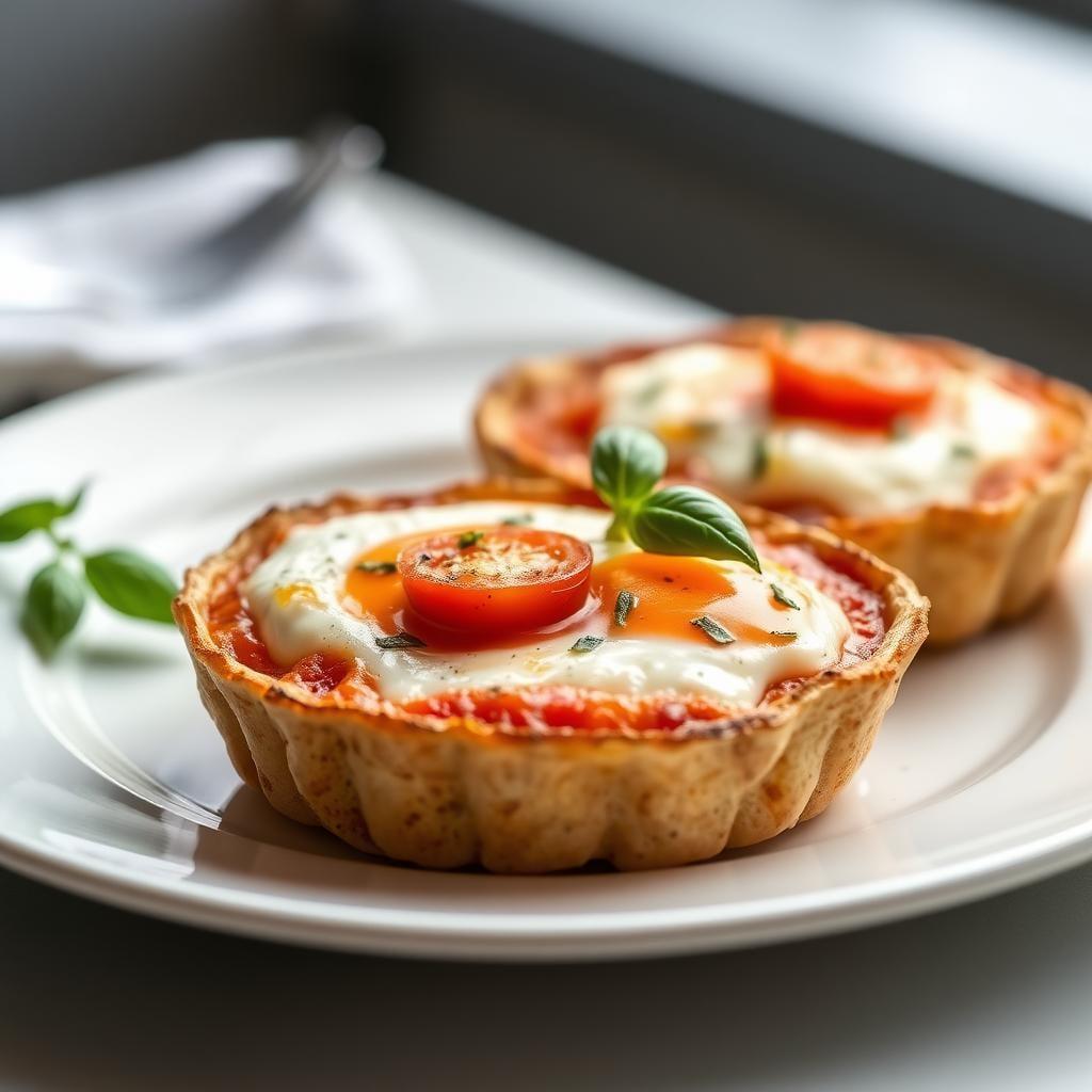 Italian Baked Eggs with Tomato and Basil Italian Baked Eggs with Tomato and Basil