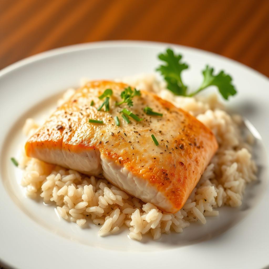 Simple Baked Salmon with Rice Simple Baked Salmon with Rice