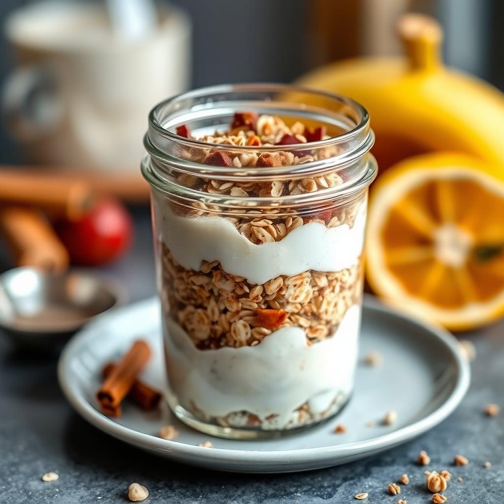 Chilled Maple-Cinnamon Oat Parfait Chilled Maple-Cinnamon Oat Parfait