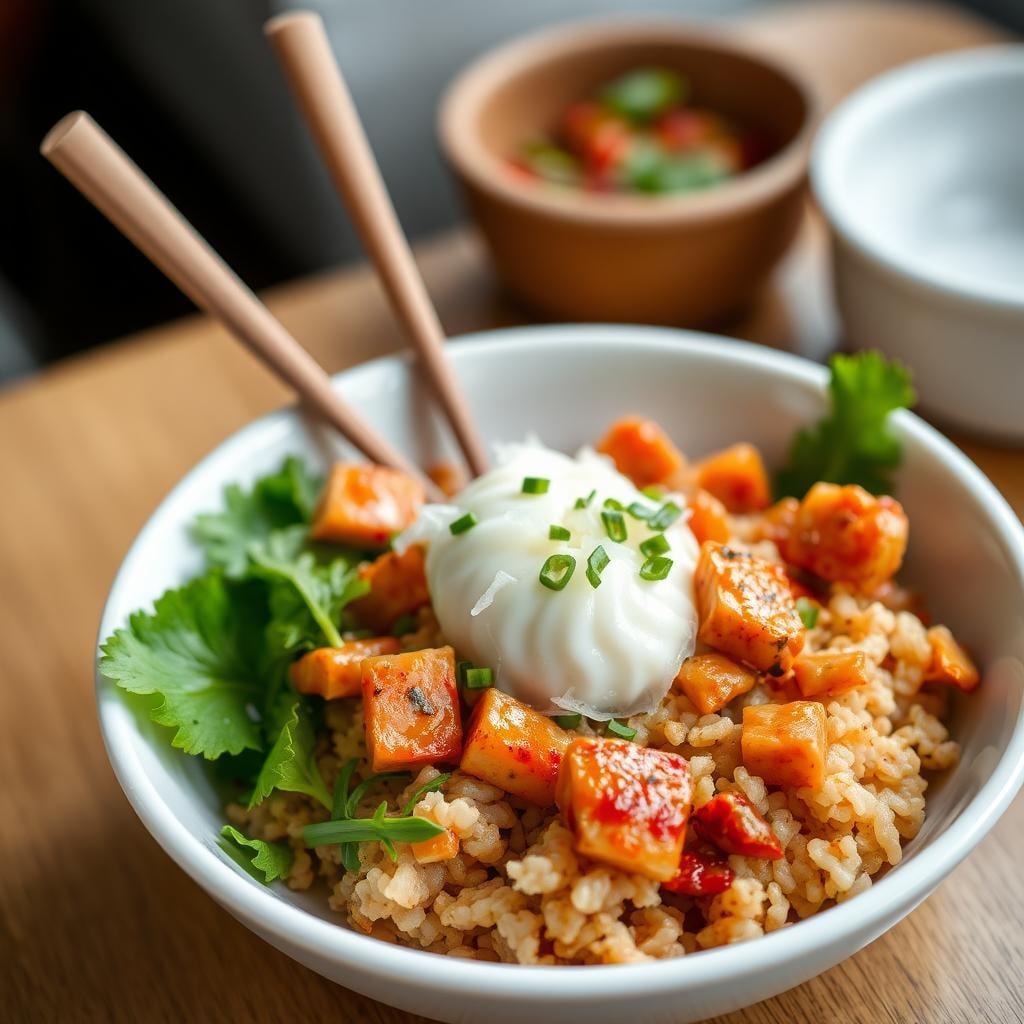 Spicy Tuna Protein Bowl with Brown Rice Spicy Tuna Protein Bowl with Brown Rice