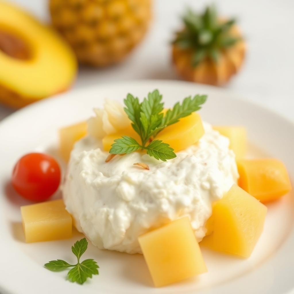 Cottage Cheese with Pineapple Cottage Cheese with Pineapple