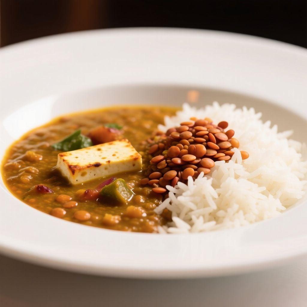 Indian-Spiced Red Lentil Dal with Rice Indian-Spiced Red Lentil Dal with Rice