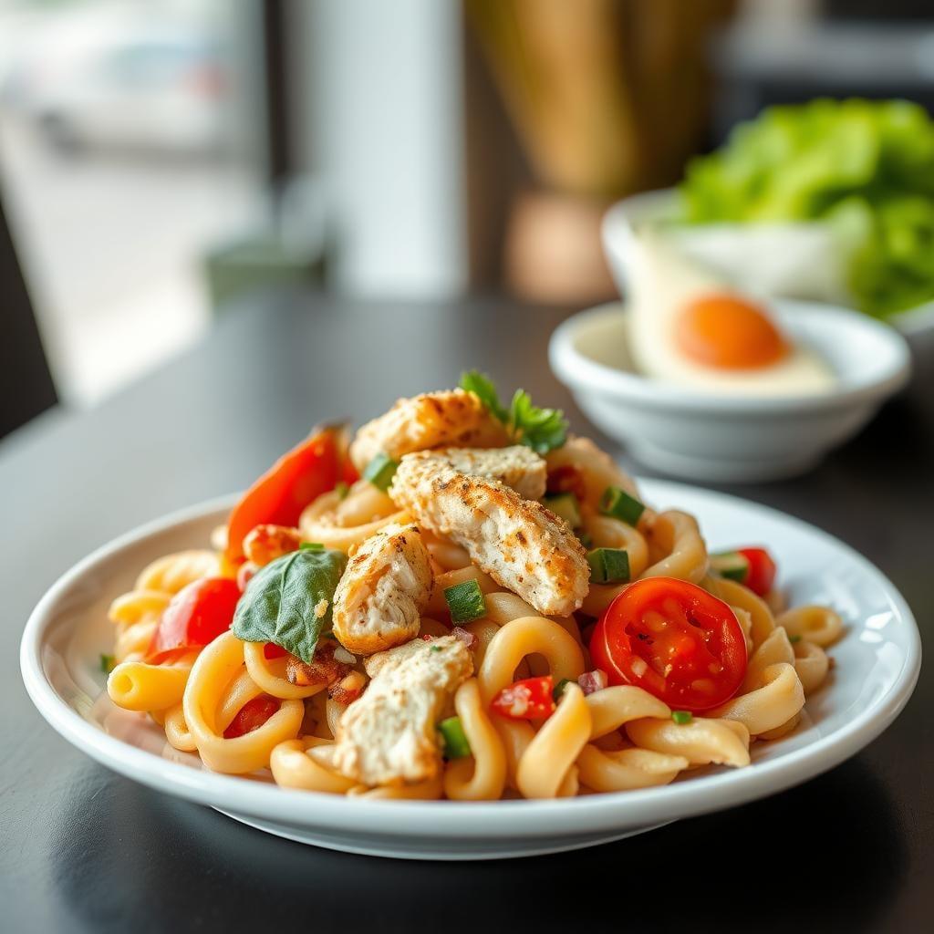 Chicken and Veggie Pasta Salad