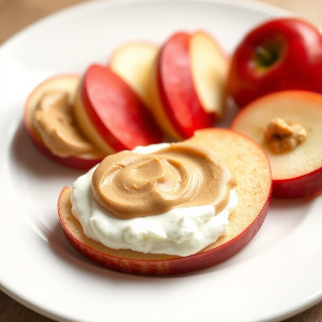 Apple Slices with Peanut Butter