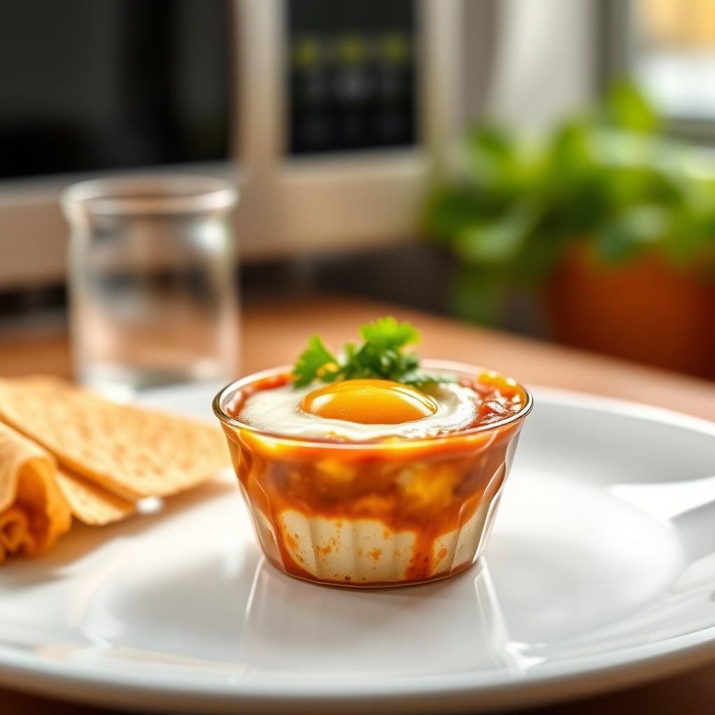 Microwave Egg & Salsa Cup Microwave Egg & Salsa Cup