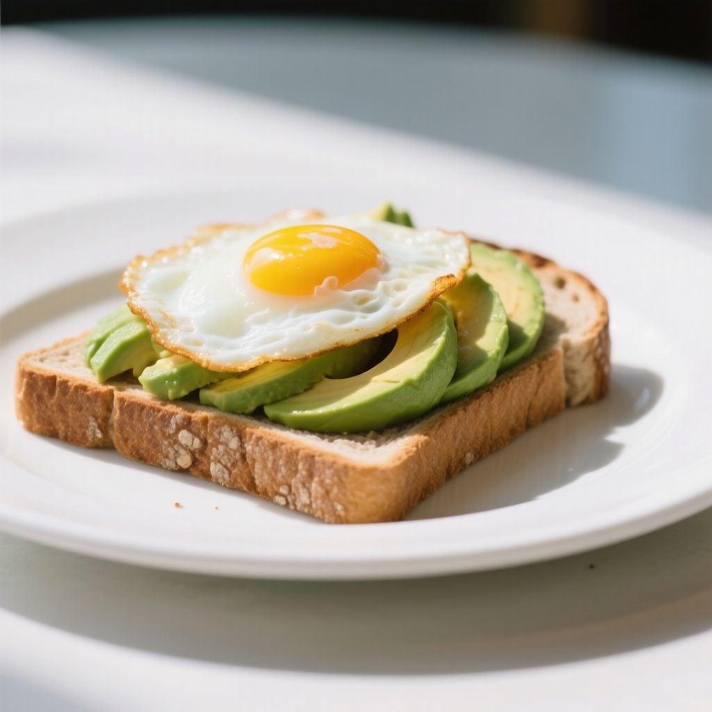 Avocado Toast with Fried Eggs Avocado Toast with Fried Eggs