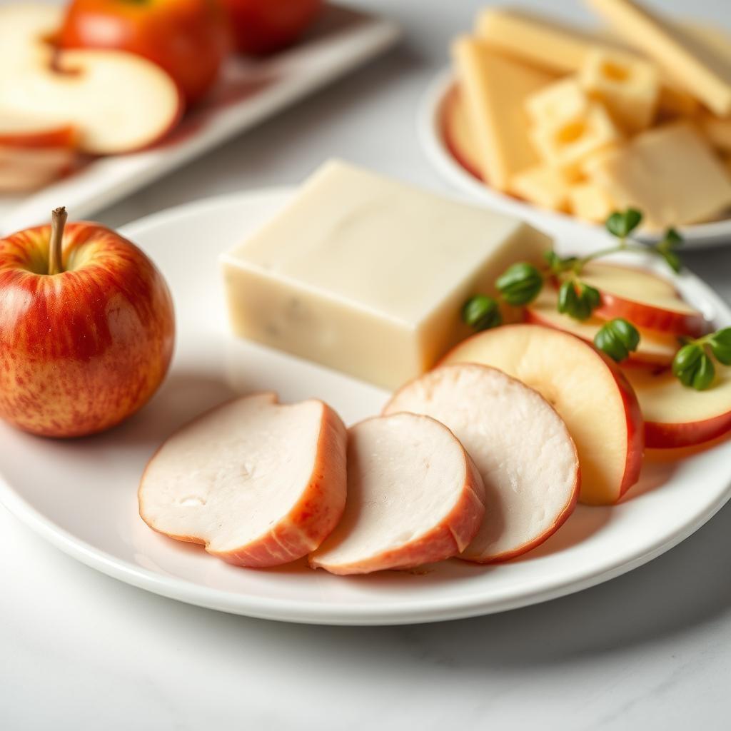 Apple and Cheese Plate