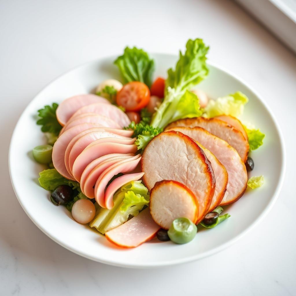 Classic Chef Salad with Ham and Turkey Classic Chef Salad with Ham and Turkey